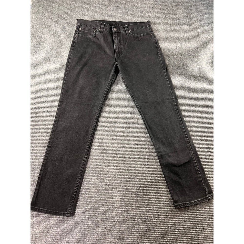 Levi's 511 Slim Fit Jeans Mens 36x32 Black Water Less Denim